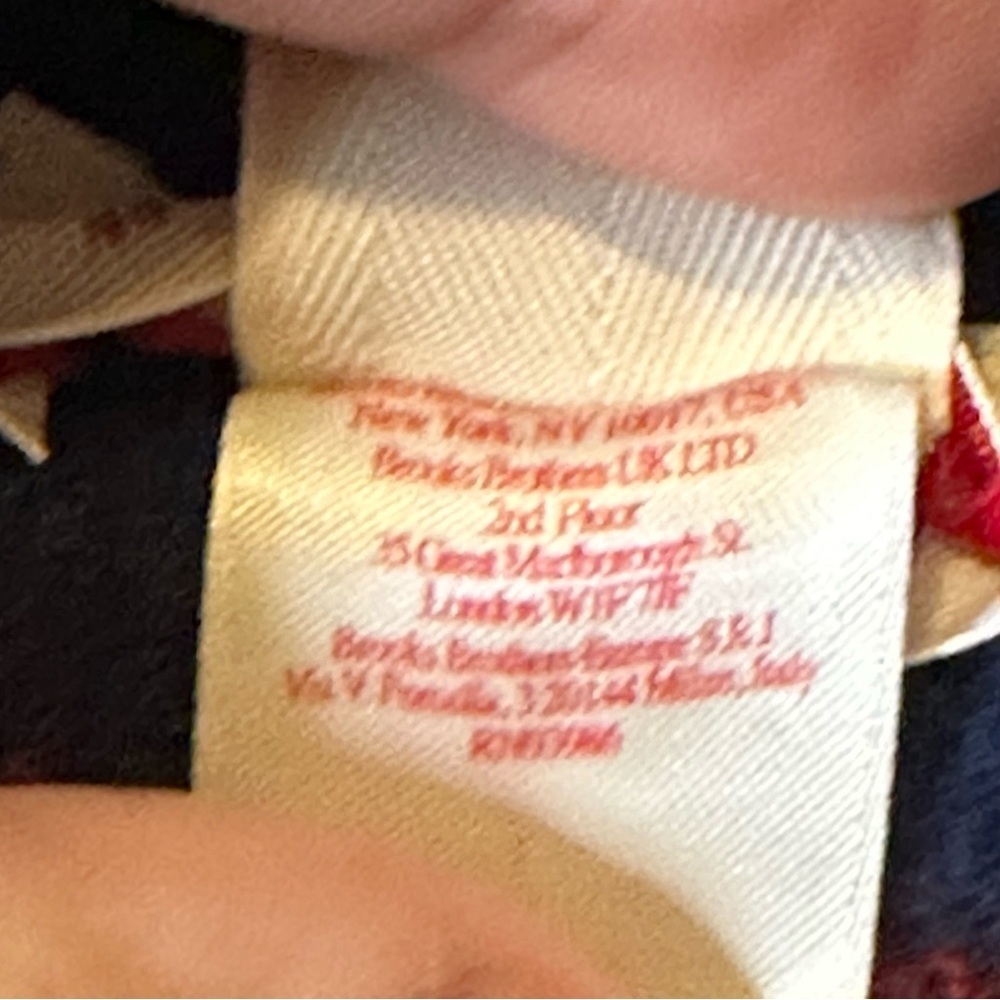 Brooks Brothers Red Fleece 100% Wool Wrap Cape Cardigan Made‎ in England - Picture 13 of 13